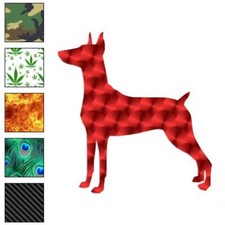 German Pinscher Dog, Vinyl Decal Sticker, 40 Patterns  3 Sizes, 1956