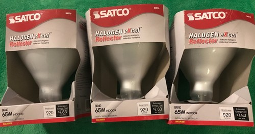 3-Satco Reflector Flood Bulbs BR40