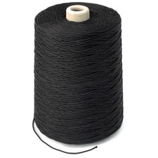 BULK LOT Solid Black 42 Needloft Nylon Craft Cord - 4,000 feet USA
