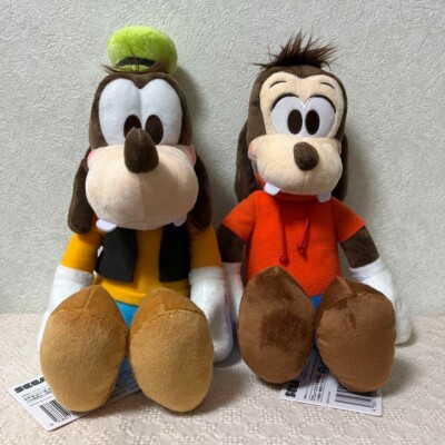 RARE Disney Goofy & Max M Plush doll SET Red cheek ver. 2023