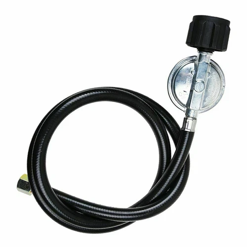 5FT Hose LPG BBQ Grill, Adjustable 20PSI High Pressure Propane Gas Regulator NEW - Picture 7 of 7