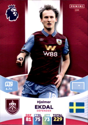 Premier League Trading Card 104 - Hjalmar Ekdal - Basis Karte - 2023/2024