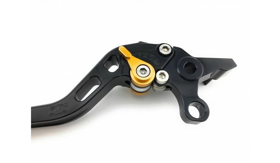 Paire de Leviers Longs Noir Or YAMAHA FAZER 1000 FZ1 S FZ-1S RN16 2006-2015 - Imagen 4 de 4