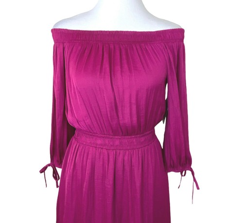 Vestido INC International Concepts Fuera del Hombro Alto Bajo Pequeño Mujer Rosa - Imagen 4 de 11