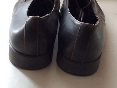 Banana Republic Brown Leather Lace Up Oxford Dress Shoes  display picture 3