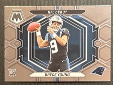 2023 Panini Mosaic Bryce Young RC #ND-2 NFL Debut Carolina Panthers Rookie Card