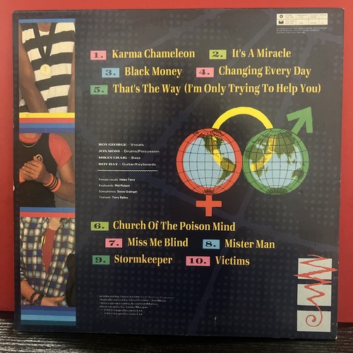 Culture Club Colour By Numbers / Australian LP 1983 Virgin Records V-2285 - Picture 2 of 11