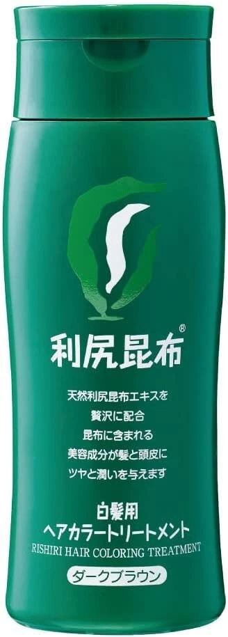 Juego de 5 Botellas Rishiri Konbu Tratamiento de Color de Cabello Blanco Tinte de Cabello Marrón Oscuro 200g Foto 2 de 4