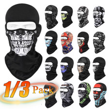 1/3 Pcs Halloween Ghost Mask Mask Balaclava Full Face Skull Mask UV Protection