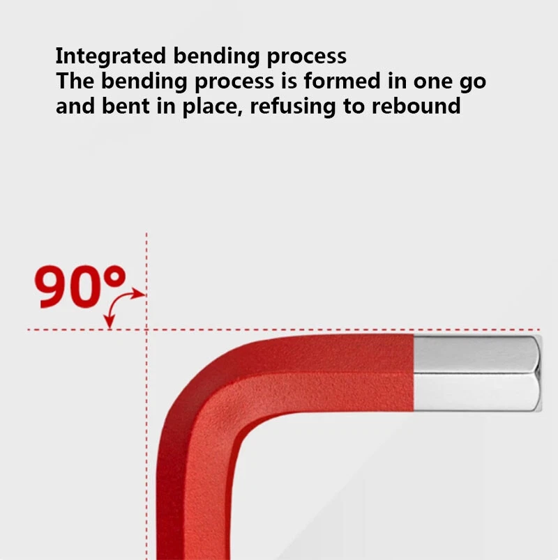 9 Piece Set L-Key Long Arm Ball End Hex Flat Allen Wrench Torx Metric Star Tool - Image 3 of 4