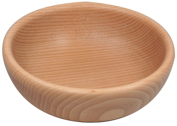 Holzschale Buchenschale SchüSsel Schale GeöLt - Unverleimt D 16 X H 6 Cm-image