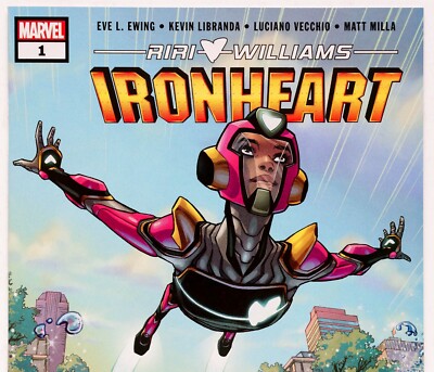 Riri Williams IRONHEART #1A (2018 Marvel Comics) Eve Ewing