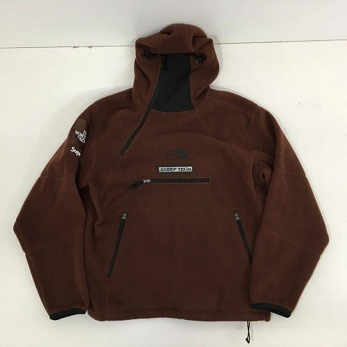 Blouson pull polaire Steep Tech Supreme X THE NORTH FACE NA52208I marron L