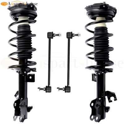 For 2007-2012 Nissan Versa Front Strut & Spring Assemblies w/Sway Bar End Links