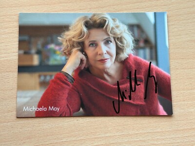 Michaela May - Autogrammkarte original signiert - #S6696