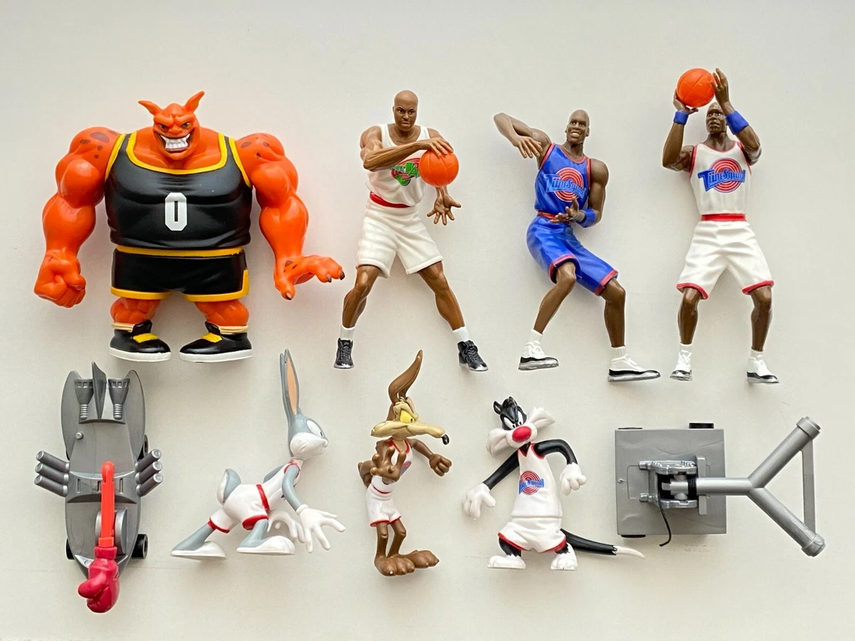 Space Jam 1996 Lot Vintage Toys Playmates Action Figures Jordan Bugs  Memorabilia