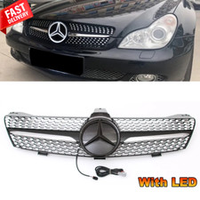 New Front Grill Grille Wled Star For Mercedes Benz W219 Cls500 Cls550 2009-2011