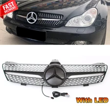 NEW Front Grill Grille W/LED Star For Mercedes Benz W219 CLS500 CLS550 2009-2011