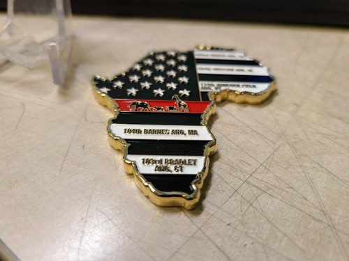 776th Exp Air Base sq Chabelley Fire Dept Challenge Coin - Picture 10 of 10