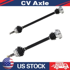 TrakMotive Front CV Joint Axle Shafts Set of 2 for VW Jetta Rabbit Scirocco