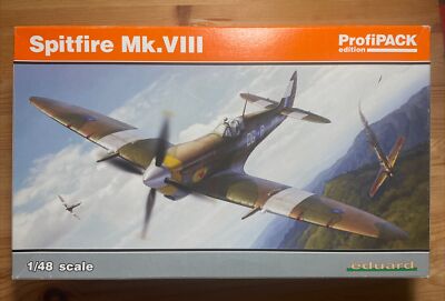 Spitfire Mk.VIII - 1/48 Scale Eduard ProfiPACK Unassembled Kit#8284 w/4 Detail