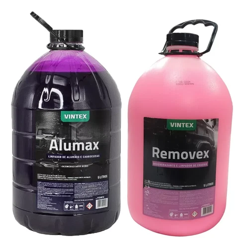 REMOVEX Degreasing Cleaner 5L + ALUMAX Acid Cleaner 5L High Performance Kit