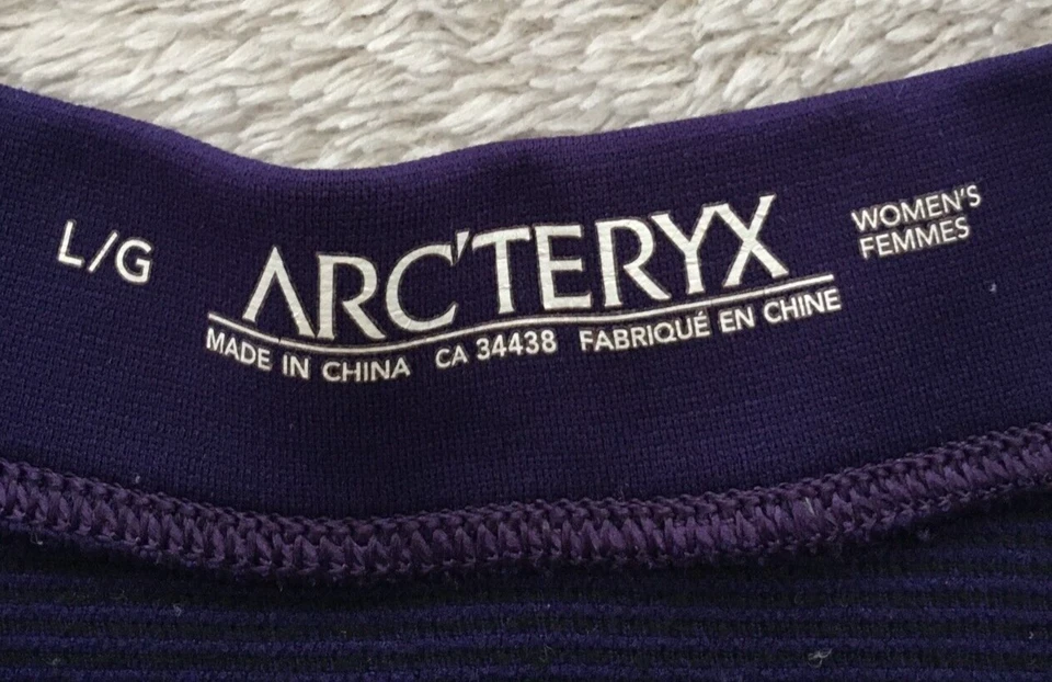 Arcteryx Mujer Azul Térmico Capa Base Camisa Manga Larga Jersey Talla L Foto 3 de 4