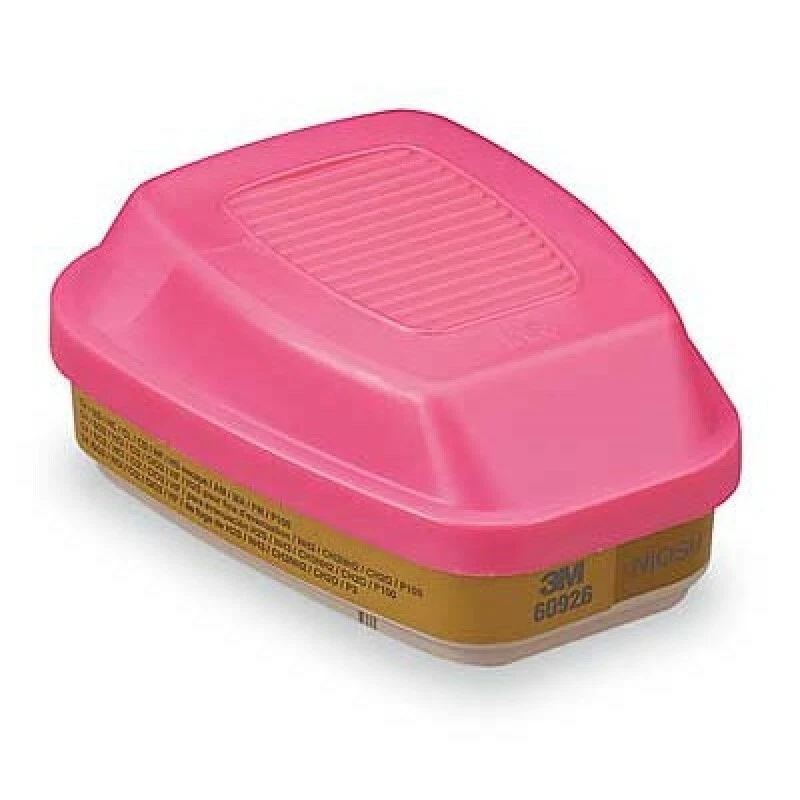 3M 60926 Multi Gas Vapor P100 Replacement Respirator Protection Cartridge Filter - Image 3 of 4