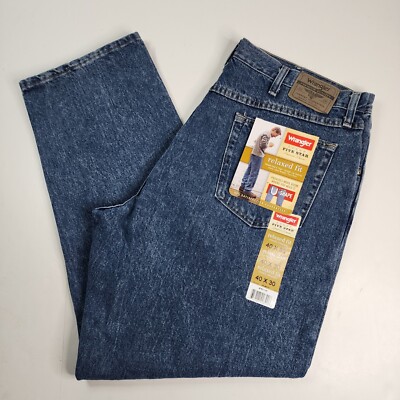 Wrangler Five Star Relaxed Fit Jeans Tag size 40x30