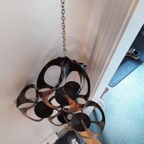 Copper Votive Chandelier READ - Picture 4 of 12