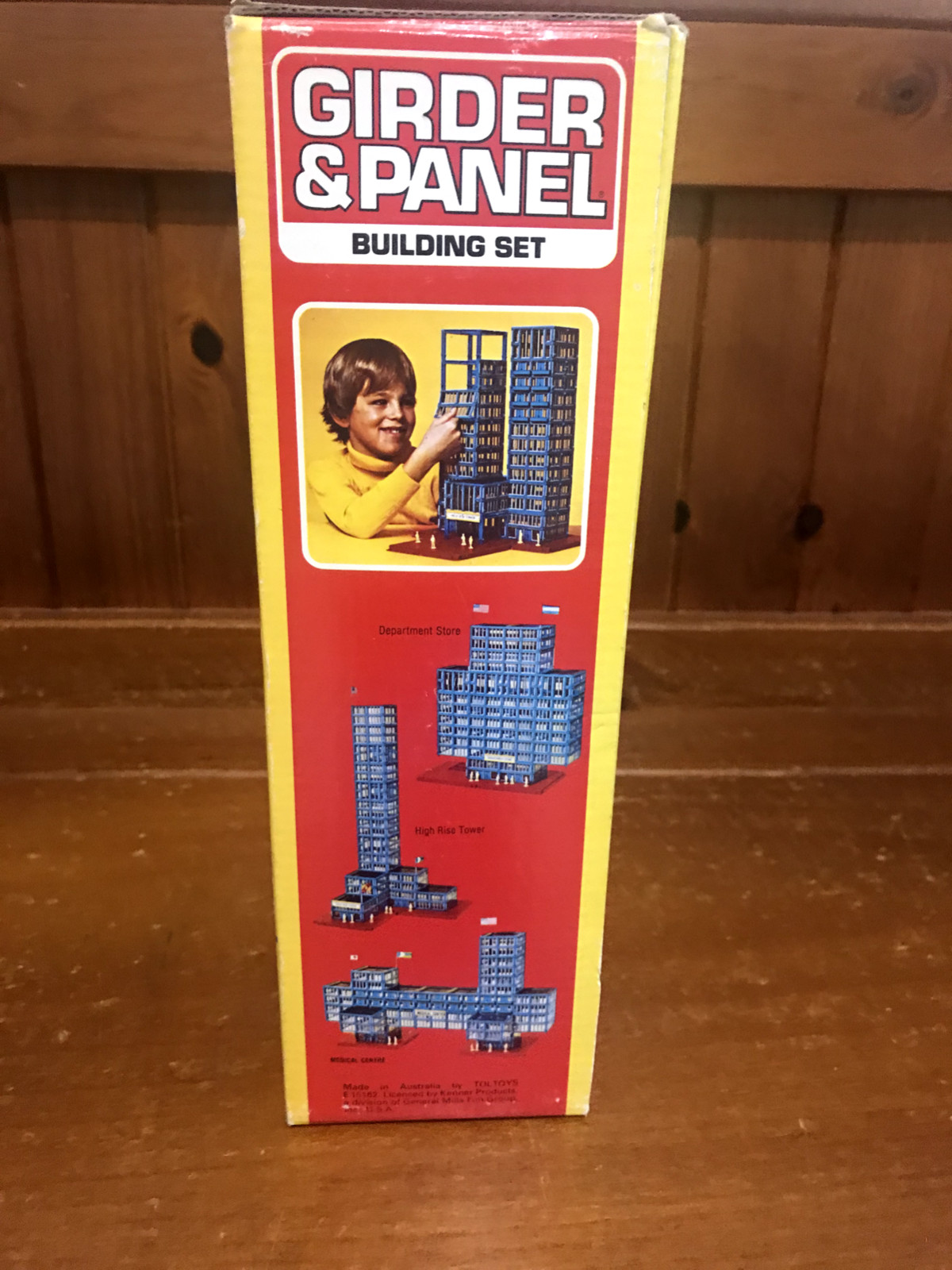 VINTAGE TOLTOYS GIRDER AND PANEL BUILDING SET AUSTRALIA USA c1977