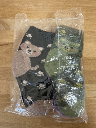 6 Pairs Childrens Winter Socks bear theme ( FREE P&P ) - Picture 2 of 2