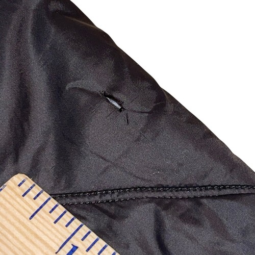 Athleta Rock Ridge Primaloft Gr. XL grau gesteppt Kapuze Reißverschluss hüftlang Jacke MÄNGEL - Bild 9 von 13