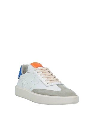 NIB Pantofola d'Oro ''Campione'' Men's Casual Shoes Sneakers White / Blue Sz 42