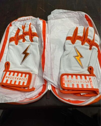 WHATABURGER BRUCE BOLT SHORT CUFF ADULT LARGE BATTING GLOVES BRAND NEW LIMITED