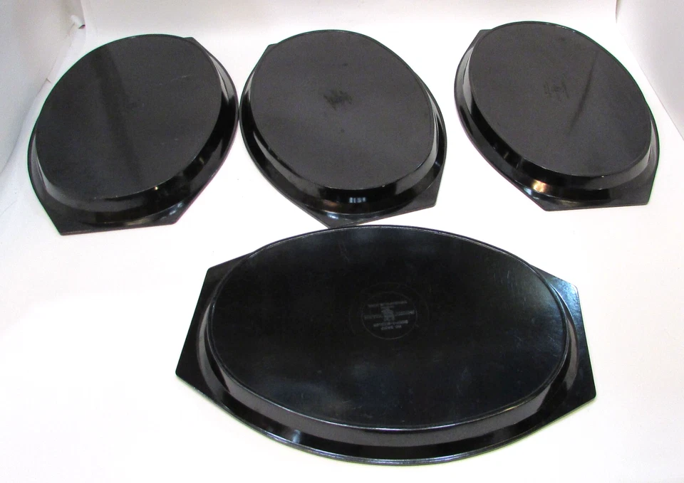 Four Vintage Nordic Ware Saguaro Cactus Steak Platters Fajita Hot Sizzler Plates - Image 4 of 4