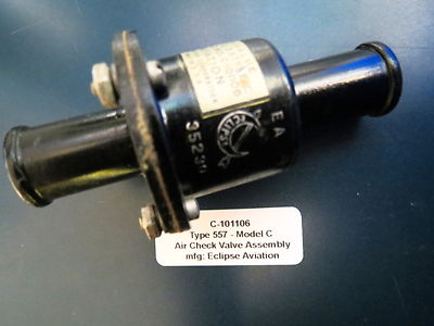 Eclipse Aviation Aircraft 557-3C Air Check Valve DC-3 Warbird
