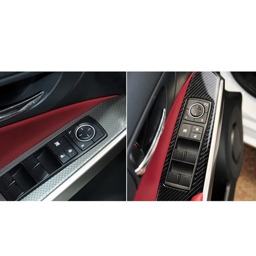 Cubierta de panel de ajuste de ventana de fibra de carbono tipo A para Lexus IS250 IS350 2014-18 - Imagen 10 de 12