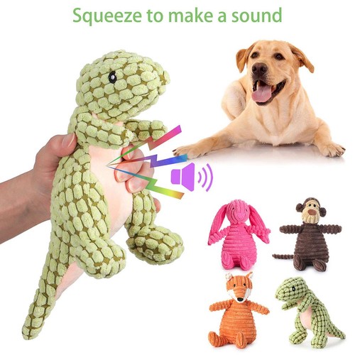 Juguete para masticar chirriante juguete de peluche para perro para masticadores agresivos con masticar juguetes para mascotas EE. UU. - Imagen 3 de 15