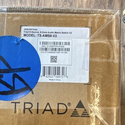 Triad TS-AMS8-V2 8-Source 8-Zone Audio Matrix Switch