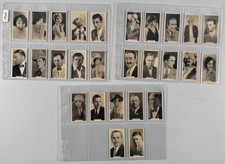 1929 Carreras Cigarette Card Set 27 Paramount Movie Stars Gary Cooper Clara Bow