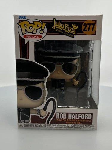Funko POP! Rocks Judas Priest Rob Halford #277 Vinyl Figure DAMAGED BOX SEE PICS