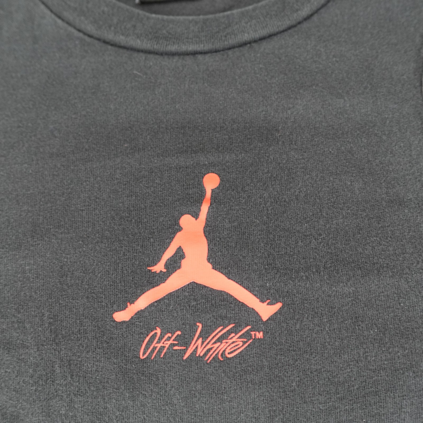 OFF WHITE X NIKE Nike Air Jordan x Off White Camicia Uomo 2XL Nero Jumpman Manica Corta 58970