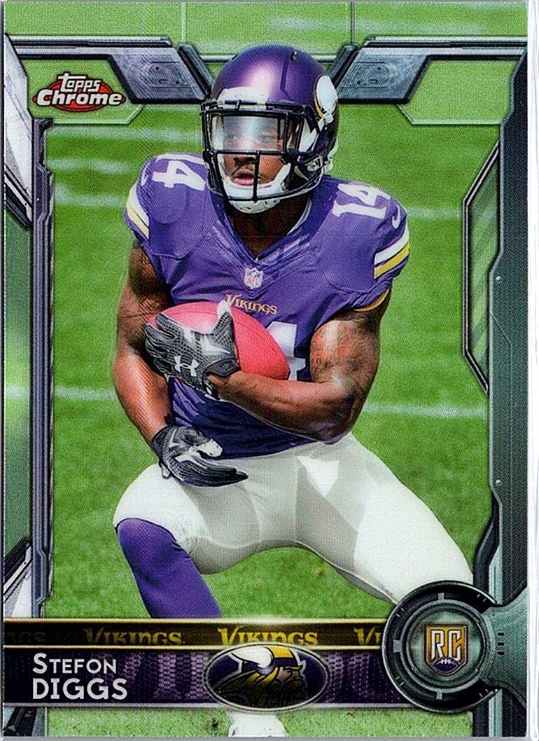 2015 Topps Chrome #148 Stefon Diggs