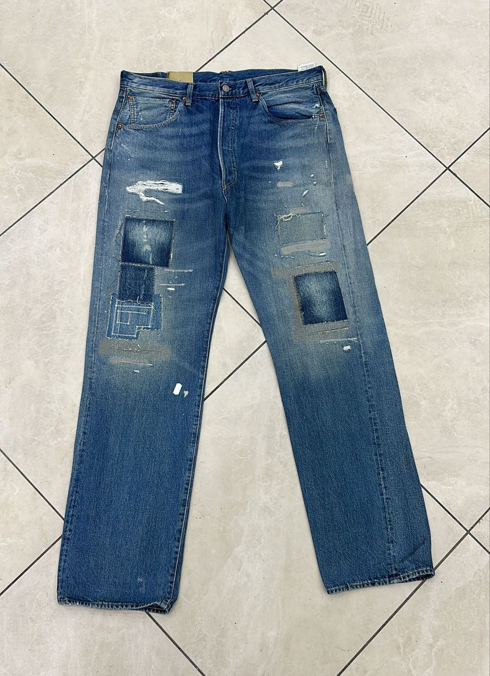 LVC Levi's Vintage Clothing 1955 501XX BigE Selvedge Jeans W36/L34 ROCKET CITY