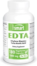 Supersmart - EDTA 1000mg per Day - Calcium Disodium Supplement |... 