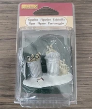 TRASH BANDITS - Retired Lemax Figurine Display 42878 **NIB**