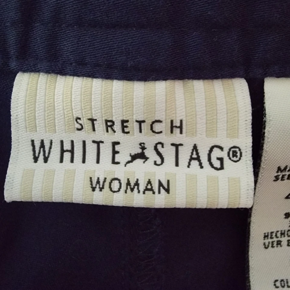 White Stag Womens Pants Plus Sz 20W Average Stretch Casual Wear Navy Blue - Image 3 of 4