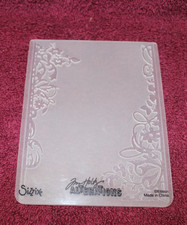 Tim Holtz Alterations Sizzix Embossing Folder - Ornate Floral Frame Pattern