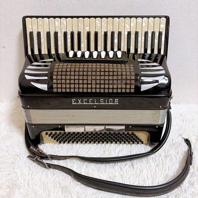 Excelsior 308 Accordion 41 Key 120 Bass Made In Italy w/Case Sound